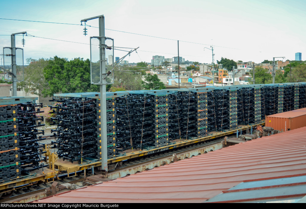 FTTX Flat Car with Truck Frames